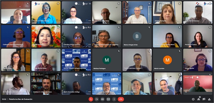 Captura de pantalla del zoom de la reunión