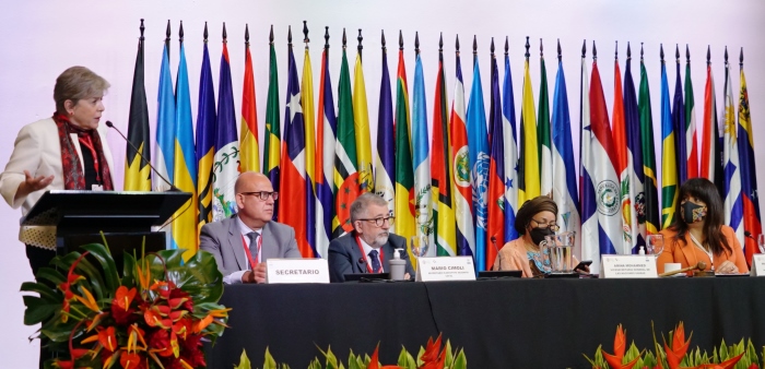 Alicia Bárcena, Secretaria Ejecutiva de la CEPAL en la inauguración del “Foro de los Países de América Latina y el Caribe sobre el Desarrollo Sostenible 2022”.