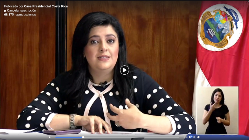 Facebook live de la conferencia de prensa 26-03-2020