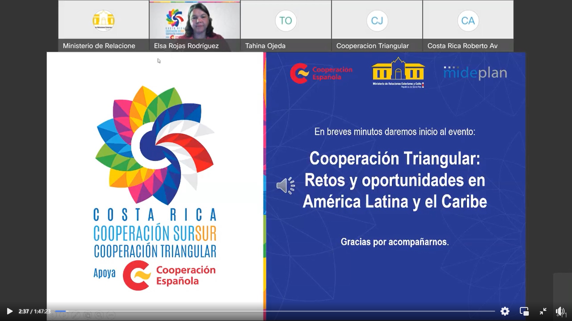 Enlace a la transmisión de facebook