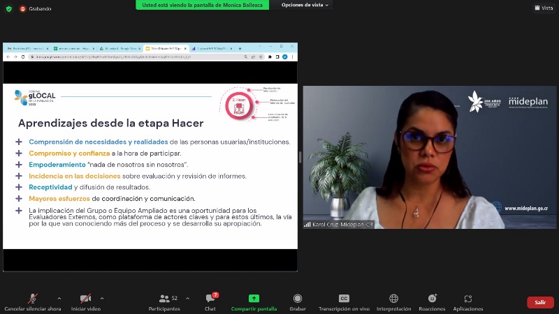 Presentación de Karol Cruz