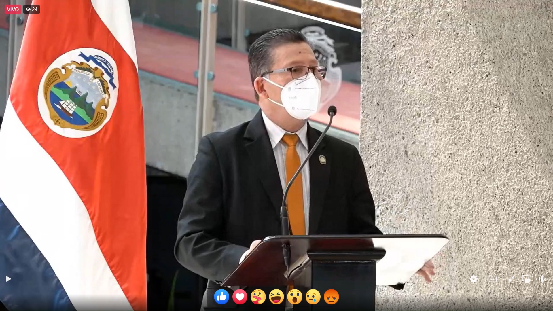 Enlace a la transmisión de facebook