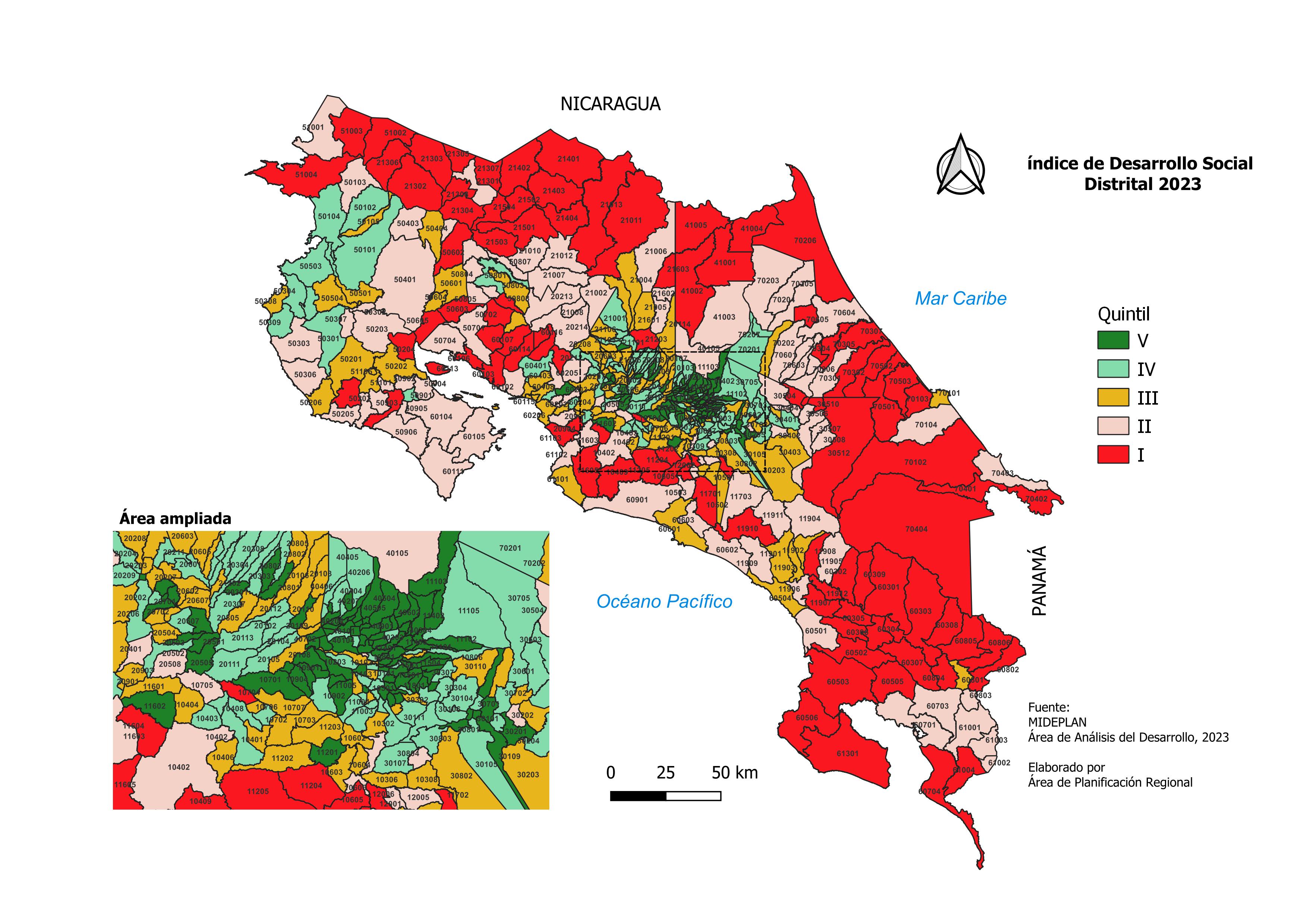 mapa ids por distritos