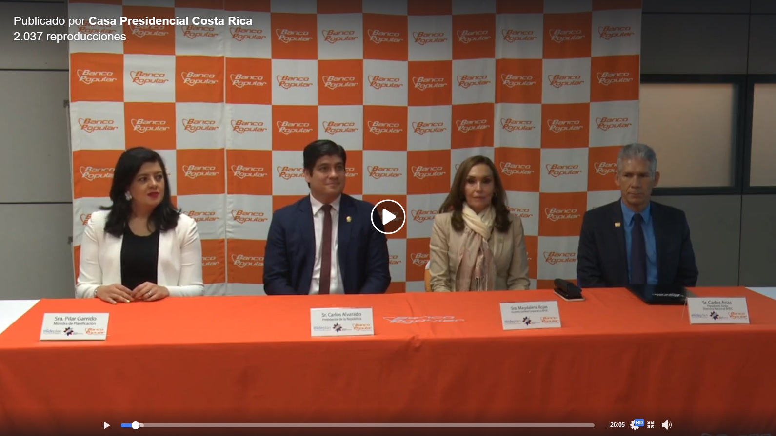 Enlace al vídeo de la presentación