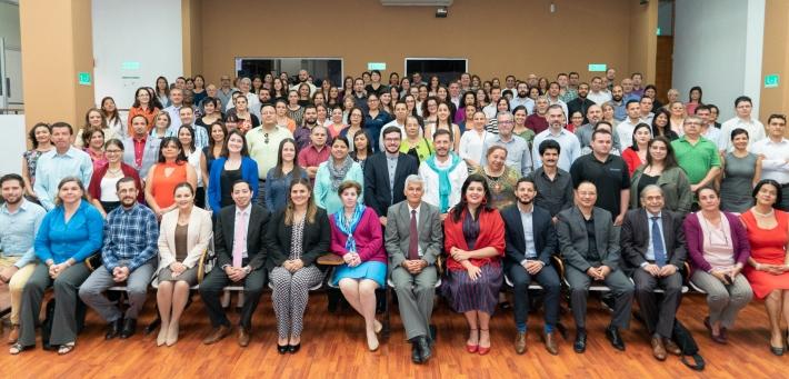 La actividad contó con la presencia de funcionarios de la institución de la sede central y de las regionales.