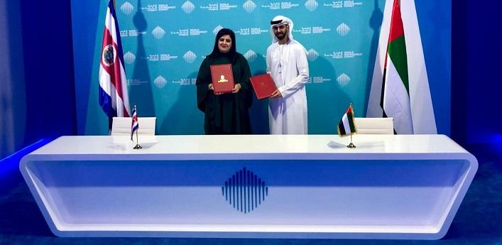 Costa Rica y Emiratos Árabes Unidos acordaron promover la cooperación e intercambiar experiencias sobre inteligencia artificial
