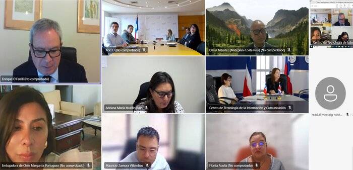 Costa Rica y Chile evaluaron el avance de sus proyectos de Cooperación Bilateral 2022-2024